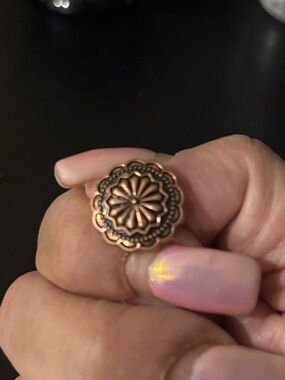 Vintage-Inspired Gold Floral Stud Earrings